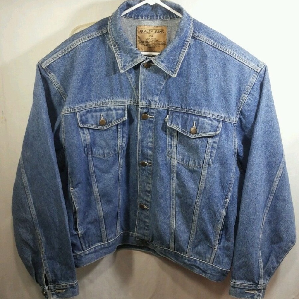 Quality Jeans Trucker Jacket 2 XL.Blue Denim
